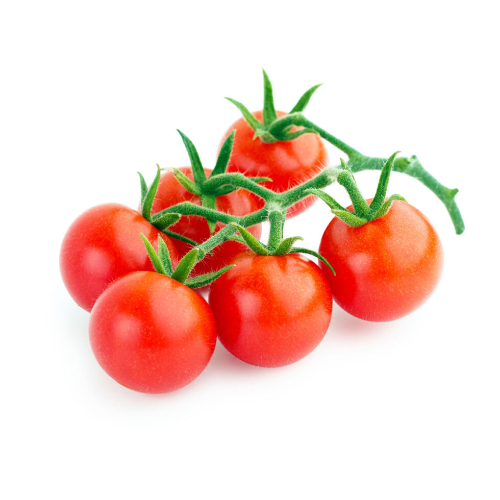 Acidic Fresh Cherry Vine Picked Tomatoes
